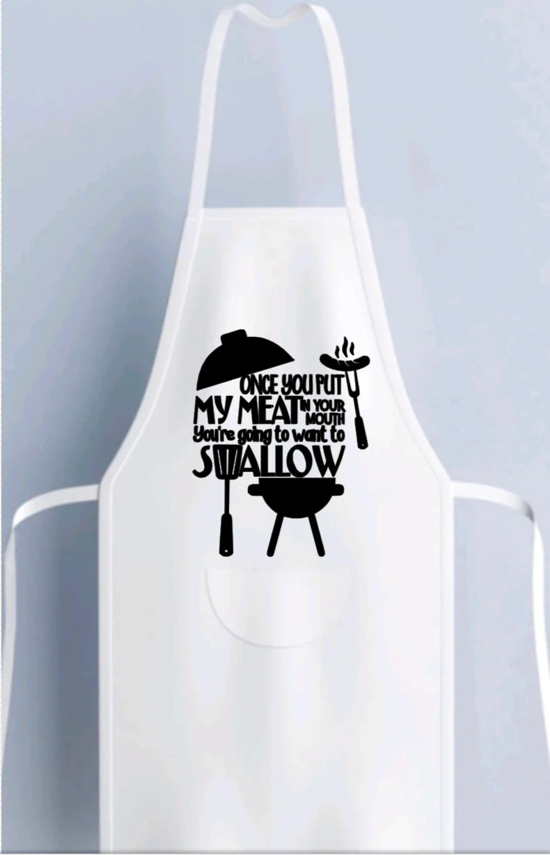 Grill Master Humor: Personalized Apron, Funny & Functional