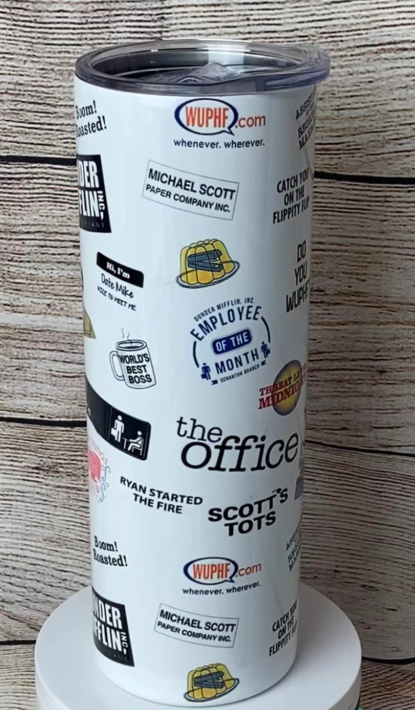 The office 20 ounce insulated tumbler